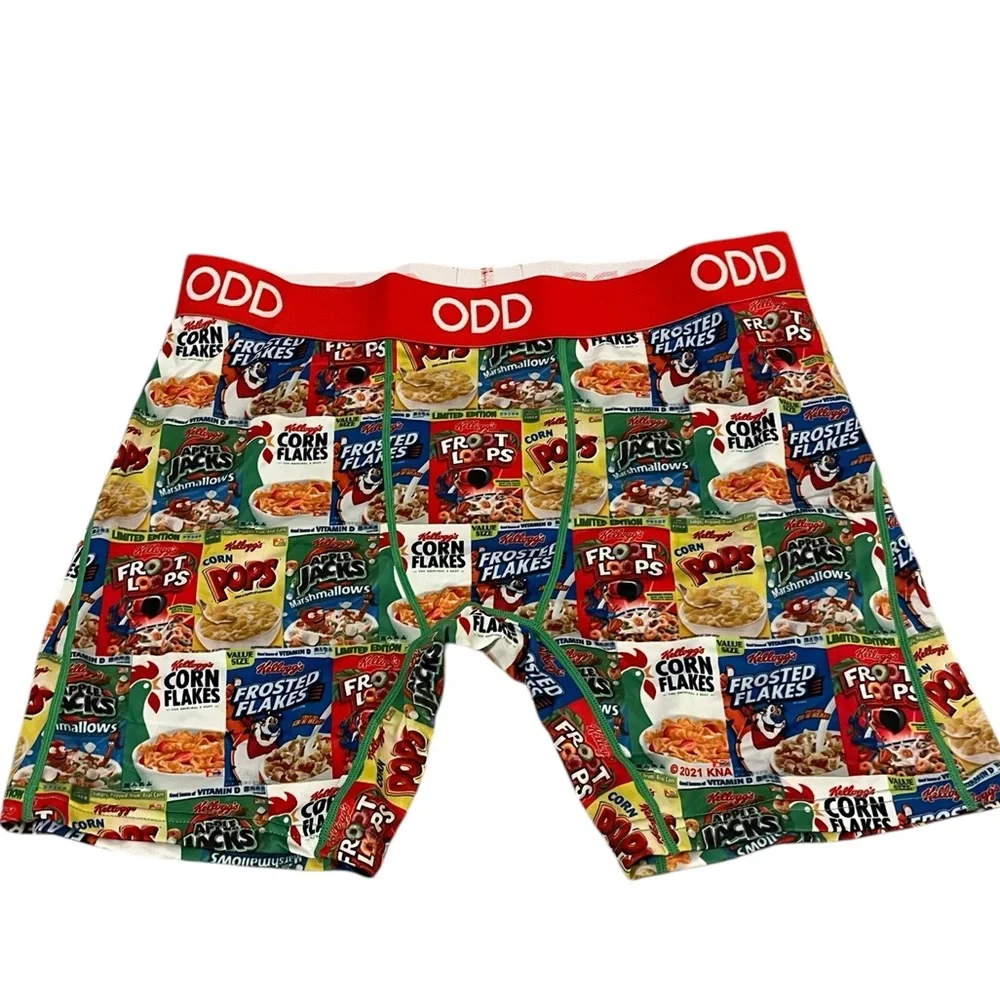 NWOT ODD Sox, Kellogg's Boxes, Men's Boxer Briefs, Funny Novelty Underwear Large